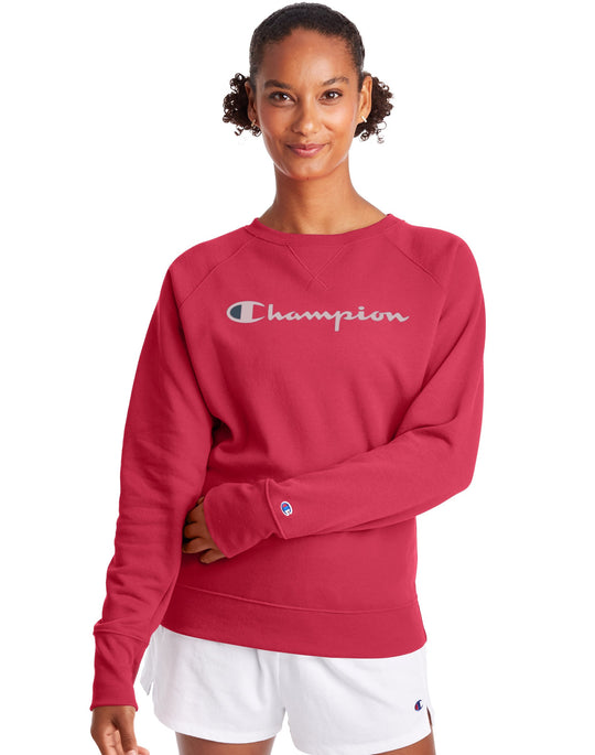 Champion Womens Powerblend Fleece Boyfriend Crew
