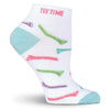 K. Bell Womens Tee Time No Show Socks
