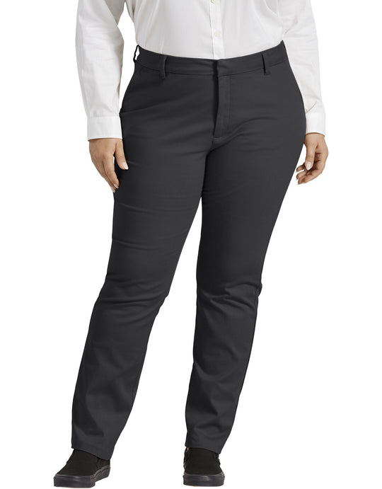 Dickies Womens Plus Size Perfect Shape Bootcut Twill Pants