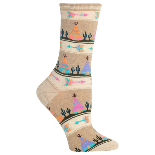 Hot Sox Womens Tee Pee Crew Socks