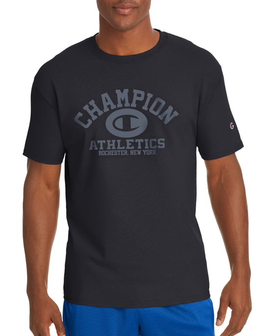 Champion Mens Graphic Short Sleeve Jersey Tee