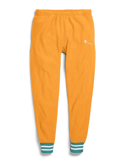 Champion Life Mens Reverse Weave Yarn Dye Rib Trim Joggers