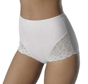 Bali Lace Inset Microfiber Moderate Control Brief