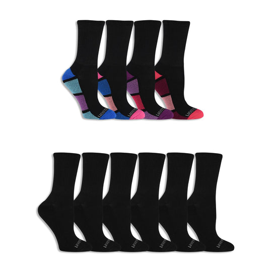 Fruit of the Loom Womens Everyday Soft Crew Socks 10 Pair