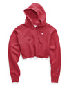 Champion Life Womens Reverse Weave Cropped Cut Off Pullover Hoodie