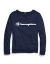 Champion Womens Plus Heritage French Terry Crew