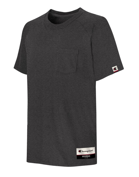 Champion Mens Originals Soft-Wash Pocket Tee