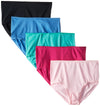 Fruit of the Loom Microfiber Women`s 5-Pack Assorted Brief Panties