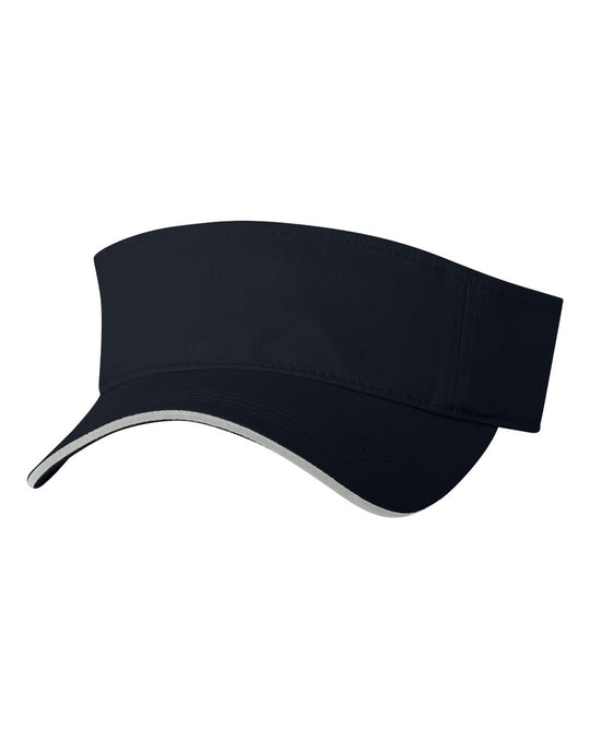 Sportsman Sandwich Visor, Adjustable, White