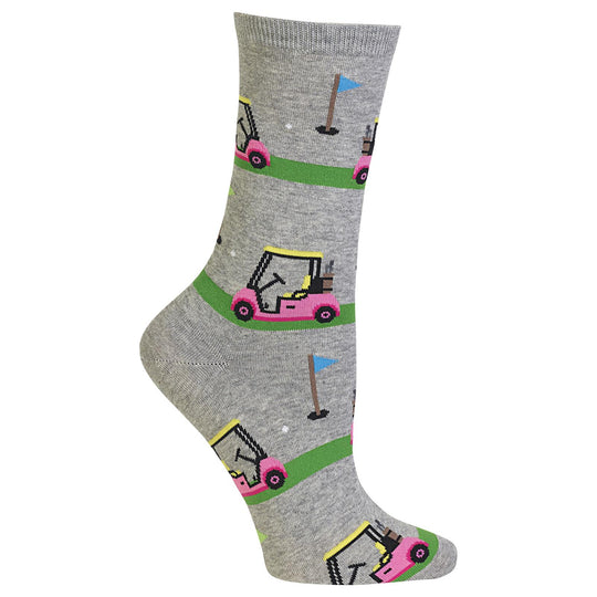 Hot Sox Womens Golf Cart Crew Socks