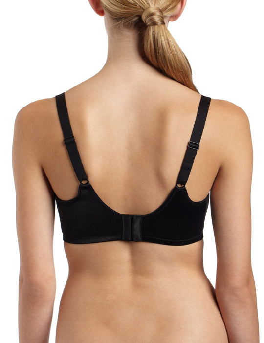 Lilyette Women`s Tailored Minimizer Bra with Lace Trim