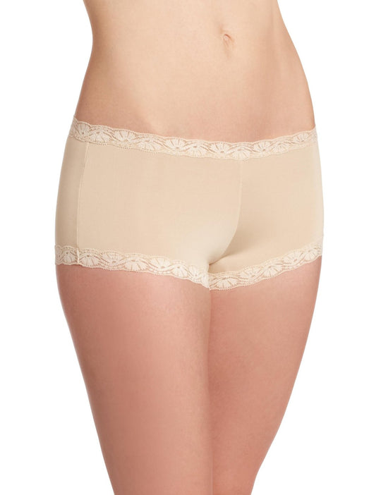 Maidenform Women`s Microfiber and Lace Boyshort