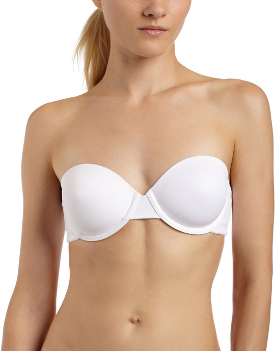 Maidenform Women`s One Fabulous Fit Strapless Bra With Convertible Straps