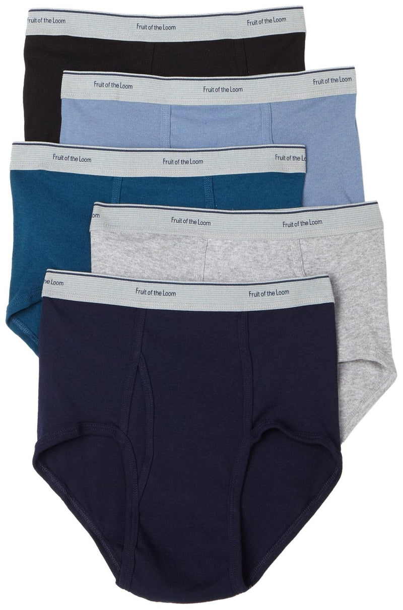 Fruit of the Loom Men`s 5-Pack Assorted Fashion Briefs - X-Sizes
