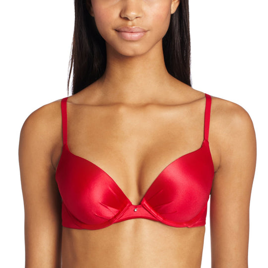 Maidenform Women`s Comfort Devotion Tailored Plunge Push Up Underwire Bra