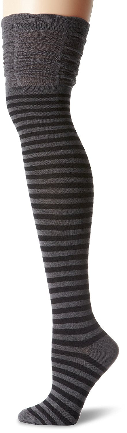 K. Bell Womens Over the Knee Socks with Rouched Top