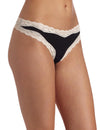 Barely There Women's Go Girlie Flirt Textured Microfiber Thong