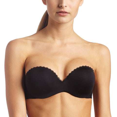 Lily of France Gel Touch Women`s Strapless Push Up Bra
