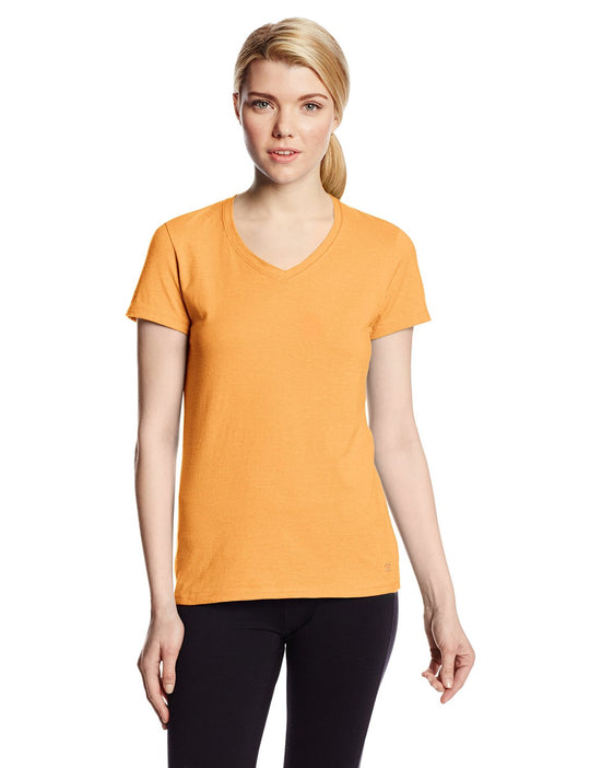 Champion Women`s Authentic Jersey V-Neck Tee