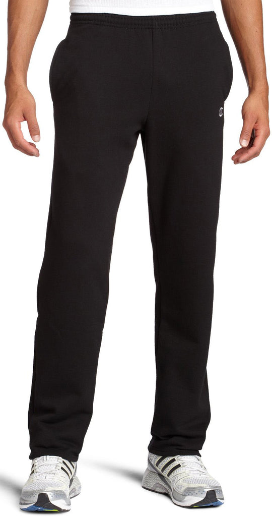 Champion Mens Double Dry Classic Wicking Fleece Open Bottom Pant