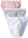 Fruit of the Loom Women`s 3 Pack Assorted Cotton Hi-Cut Panties