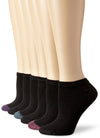 Hanes Women`s No Show Socks Extended Size