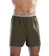 Fruit of the Loom Men`s 5pk Exposed Waistband Low Rise Woven Boxers