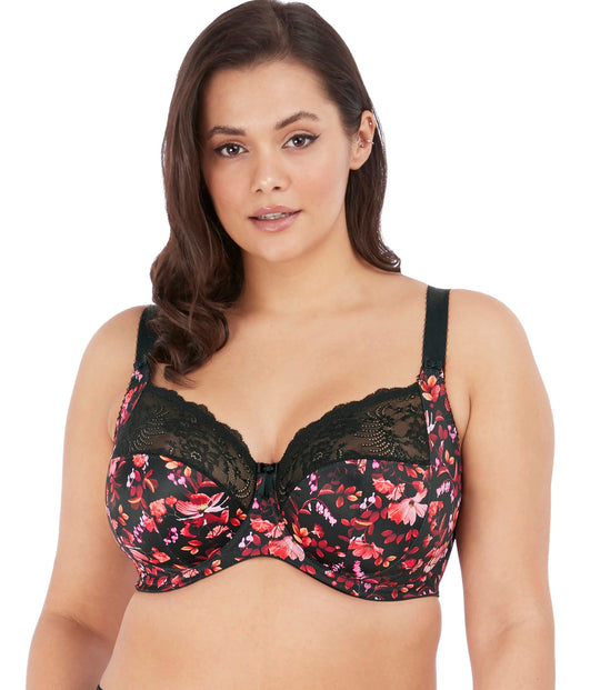 Elomi Womens Morgan Underwire Full Cup Stretch Lace Banded Bra