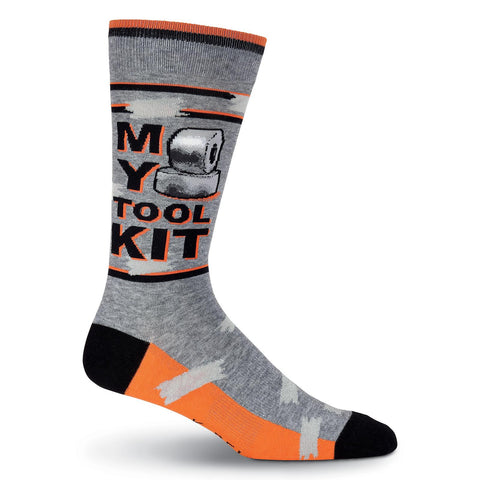 K. Bell Mens Tool Kit Crew Socks