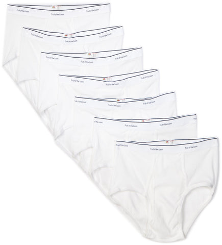 Fruit of the Loom Men`s 7-Pack White Brief