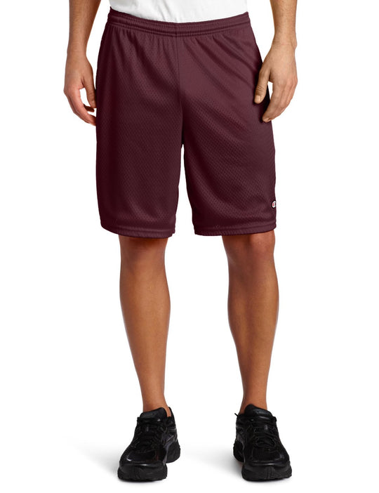 Champion Men's Long Mesh Shorts with Pockets