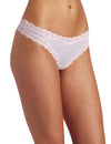 Barely There Women's Go Girlie Flirt Textured Microfiber Thong