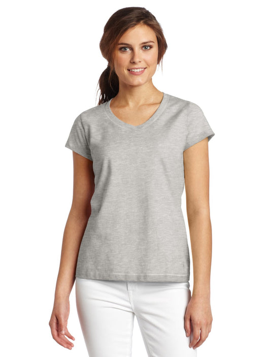 Champion Women's Favorite Cotton V-Neck T-Shirt