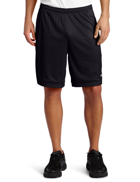 Champion Men's Long Mesh Shorts with Pockets