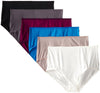 Fruit of the Loom Womens 6 Pack Microfiber Brief Panties