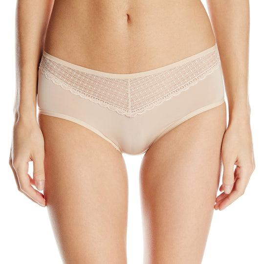 Vanity Fair Beautifully Smooth Women`s Lace Hipster Panty