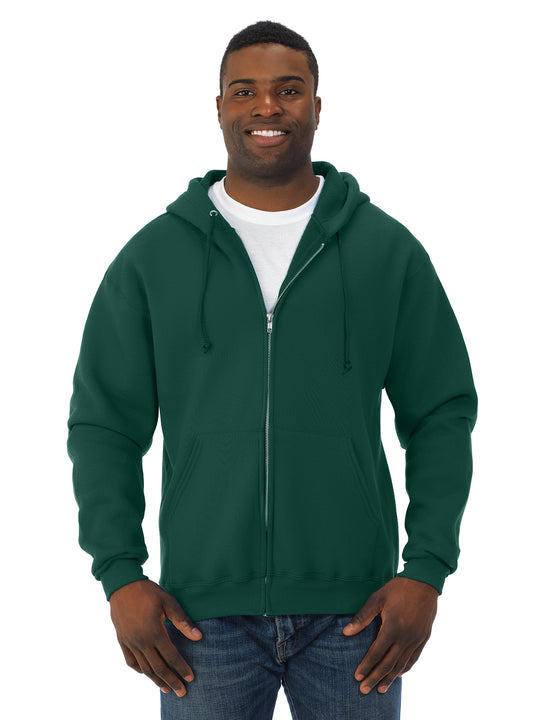 Fruit Of The Loom Adult Super Cotton Hooded Full Zip Sweatshirt