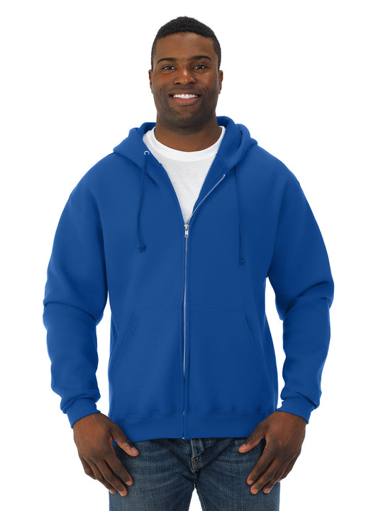 Fruit Of The Loom Adult Super Cotton Hooded Full Zip Sweatshirt