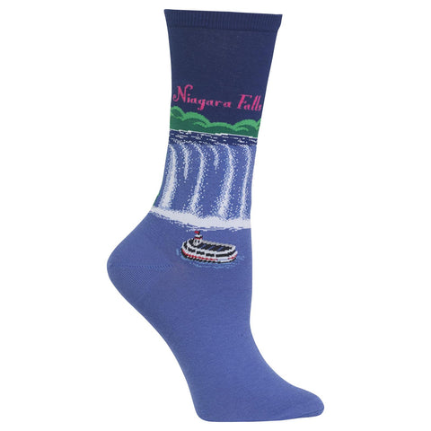 Hot Sox Womens Niagara Falls Crew Socks