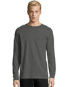 Hanes Men's TAGLESS Long-Sleeve T-Shirt with Pocket