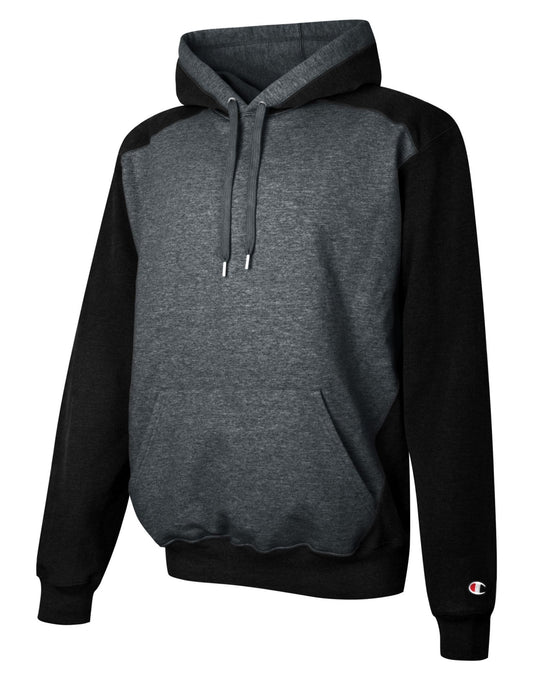 Champion Mens Double Dry Eco Colorblocked Fleece Hood