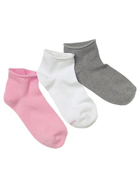 Hanes Casuals Lightweight Women's Ankle Socks 3 Pairs