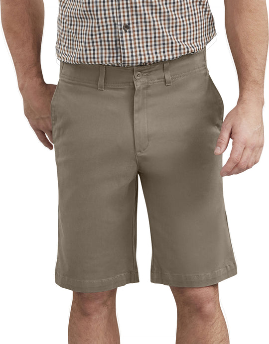 Dickies Mens X-Series 11" Active Waist Washed Chino Shorts