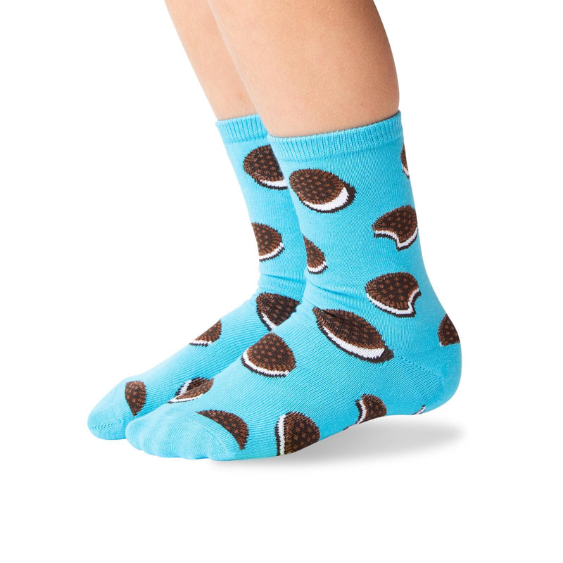 Hot Sox Kids Sandwich Cookie Crew Socks