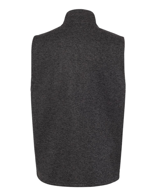 Weatherproof Mens Vintage Sweaterfleece Vest 2030117, S, Asphalt