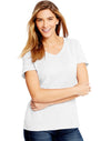 Hanes Women`s X-Temp Fresh IQ Tri-Blend Performance V-Neck Tee