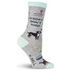 K. Bell Womens Adopt Dont Shop Crew Socks