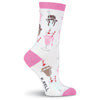 K. Bell Womens Ice Cream Sundae Crew Socks