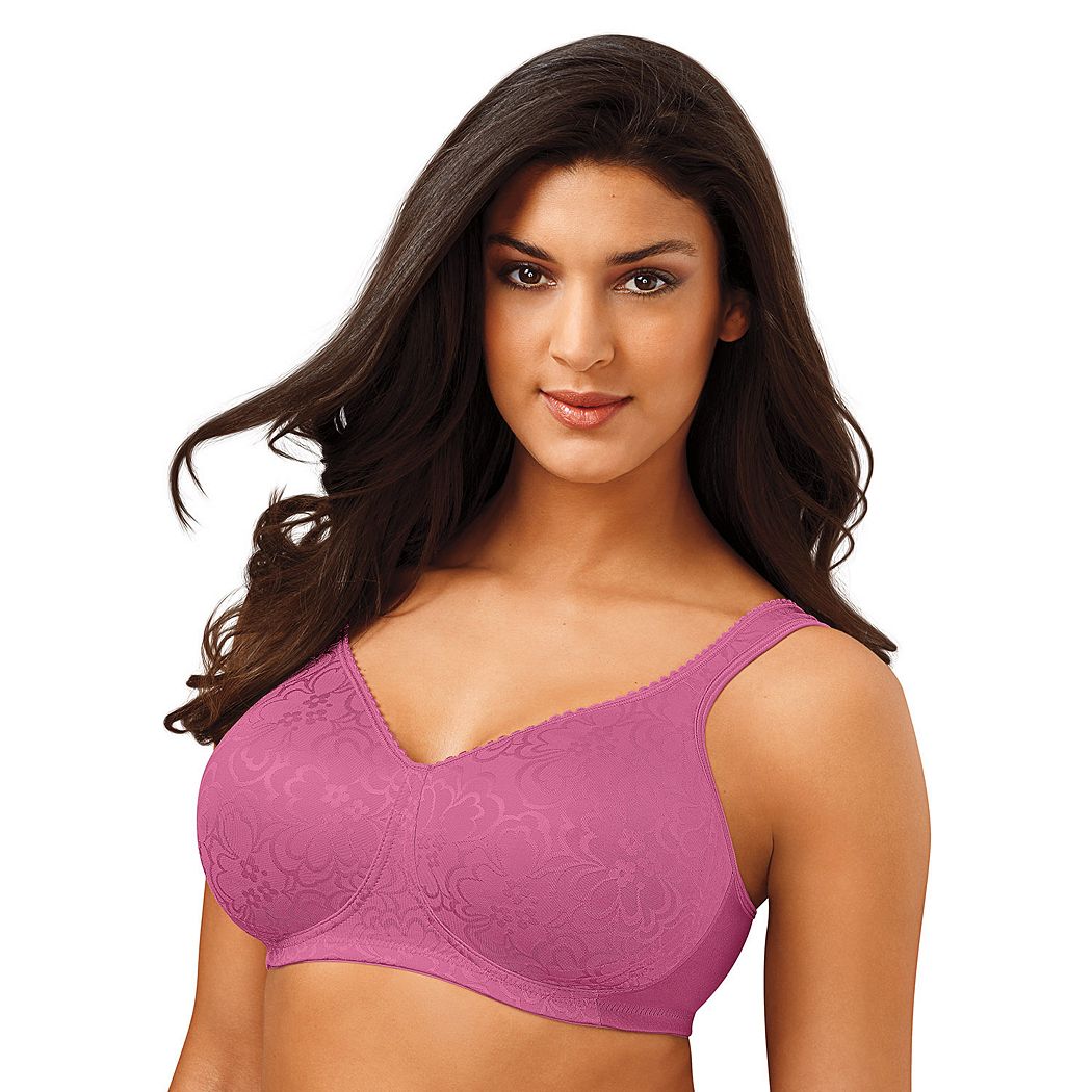 Playtex 18 Hour 4745 Ultimate Lift & Support Wirefree Bra Armature Red 42C  Women's 