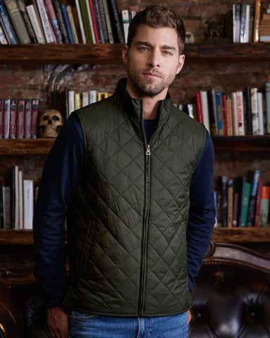 Weatherproof Mens Vintage Diamond Quilted Vest 207359, XL, Rosin